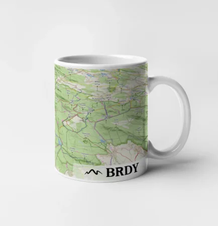 Hrnek - Brdy mapa