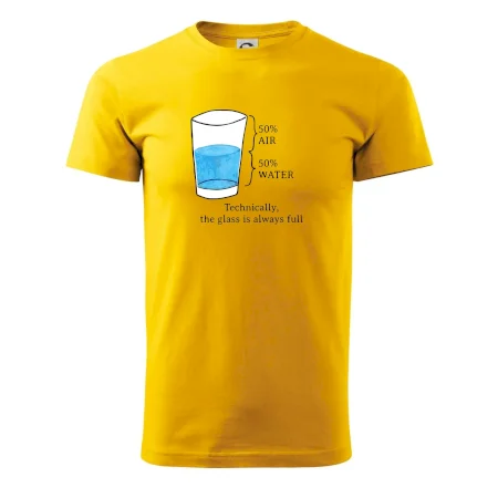 Technically, the glass is always full