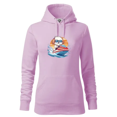 Bišonek na vodním skútru