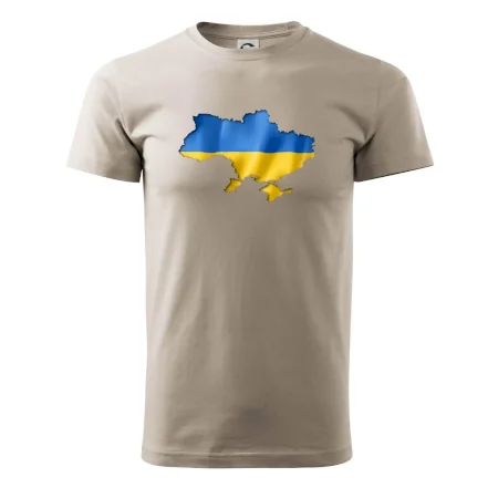 Ukrajina vlajka mapa