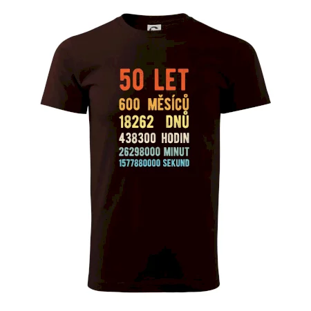 Narozeniny 50 přepočet času