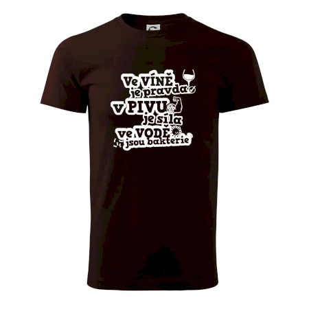 Ve víně je pravda, v pivu síla, ve vodě bakterie
