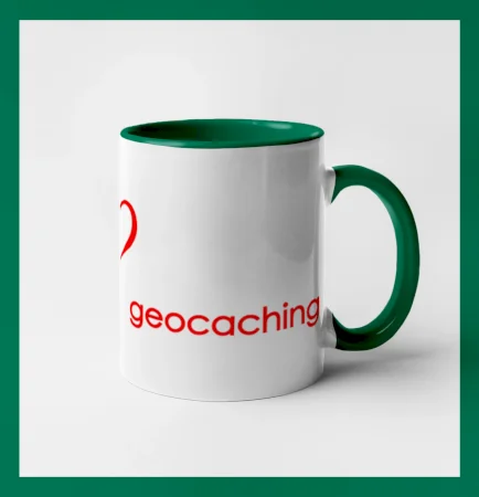 Moje srdce bije pro Geocaching -text