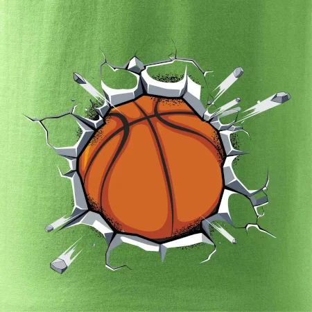 Basketbal míč v triku