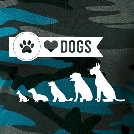 I love dogs - tlapka