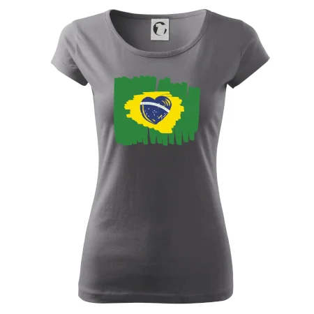 Brazílie vlajka srdce
