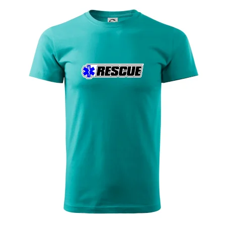 Záchranář rescue kříž modrý