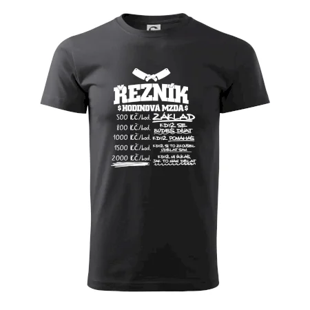 Hodinová mzda řezník