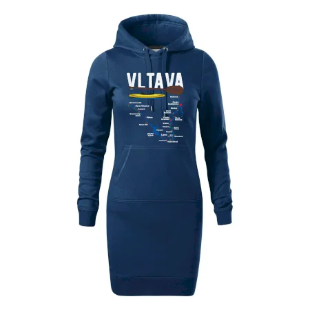 Mapa řeky Vltavy