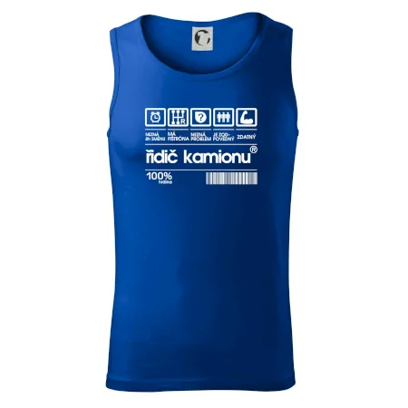 Čárový kód řidič kamionu