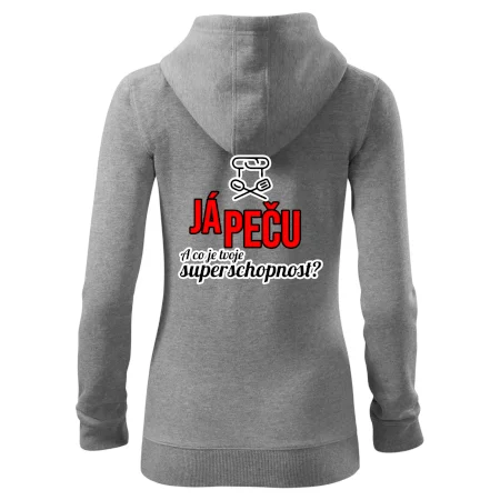 Já peču - tvoje superschopnost? rovný nápis