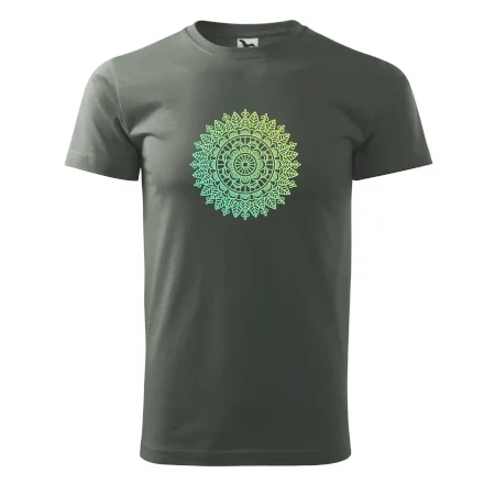 Mandala zelenožlutá