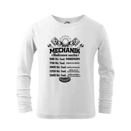 Mechanik - hodinová sazba