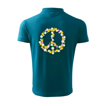 Peace symbol kopretiny