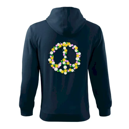 Peace symbol kopretiny