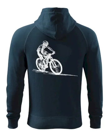 MTB kreslený cyklista