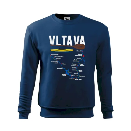 Mapa řeky Vltavy