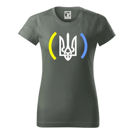 Ukrajina trojzubec s barvami