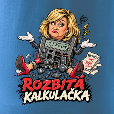 Alenka - rozbitá kalkulačka