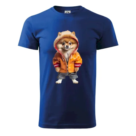 Pomeranian v bundě
