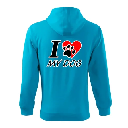 I love my dog - nápis