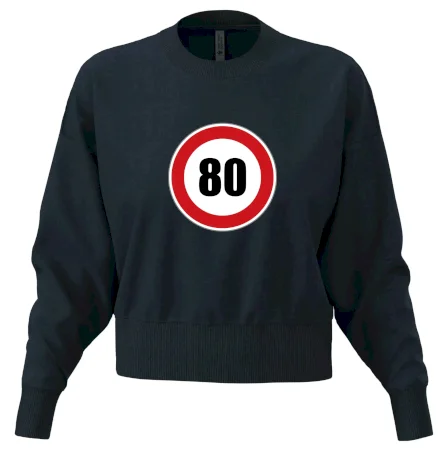 Dopravní značka - omezení rychlosti 80