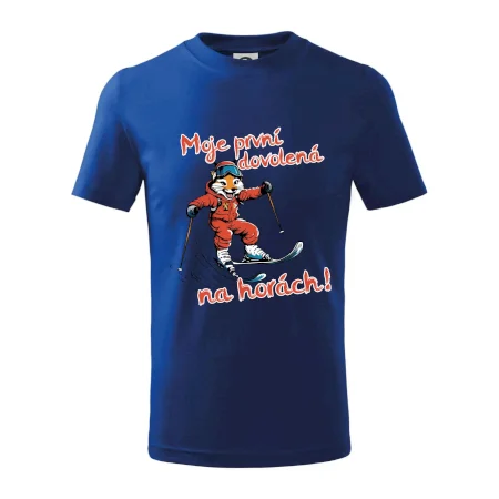 Moje první dovolená na horách hnědá  liška