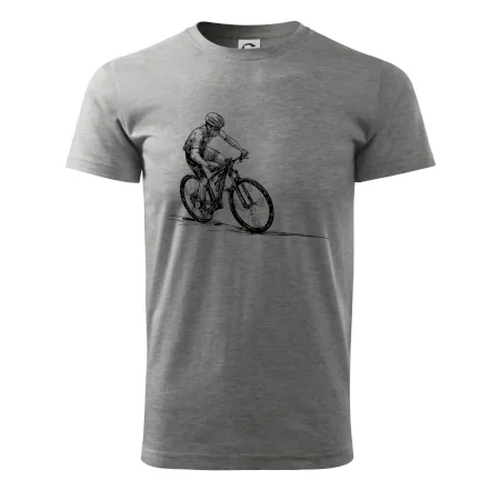 MTB kreslený cyklista