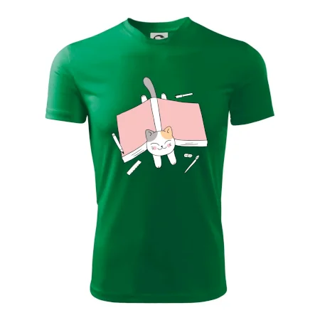 Učení na státnice kočka