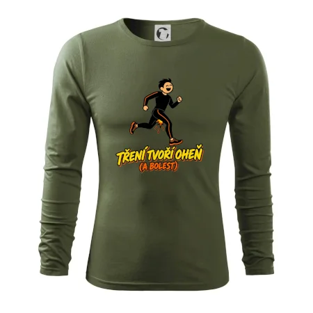 Běžecké tření tvoří oheň