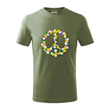Peace symbol kopretiny