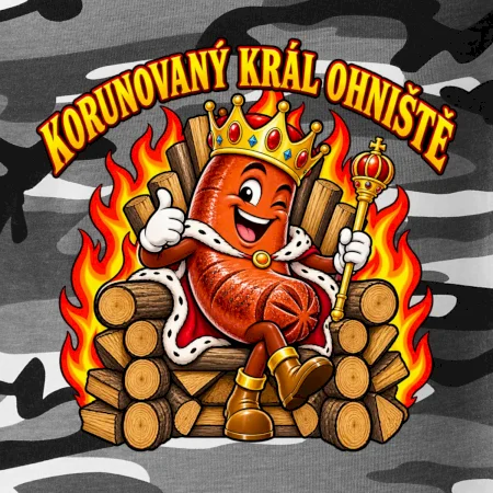 Korunovaný král ohniště