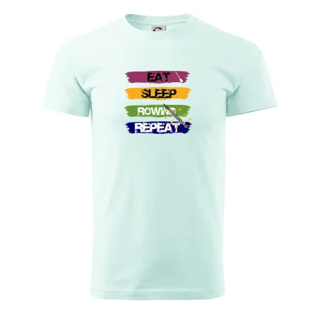 Eat sleep rowing repeat barevné