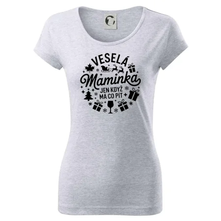 Veselá maminka jen když  má co pít