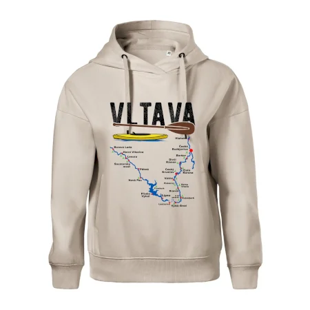 Mapa řeky Vltavy