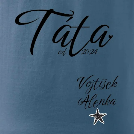Táta od roku + jména dětí dole vlevo