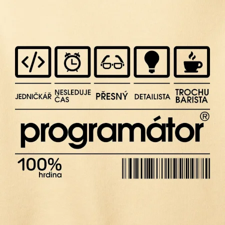 Čárový kód - programátor