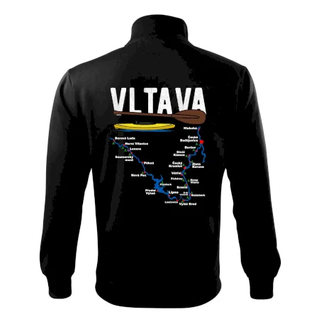 Mapa řeky Vltavy