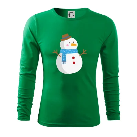 Sněhulák se šálou