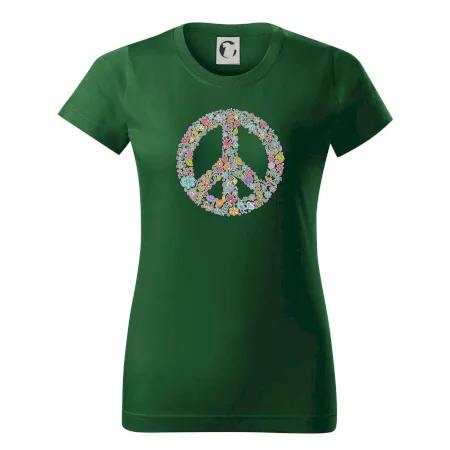 Peace symbol lístečky