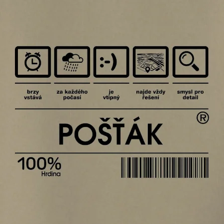 Čárový kód pošťák