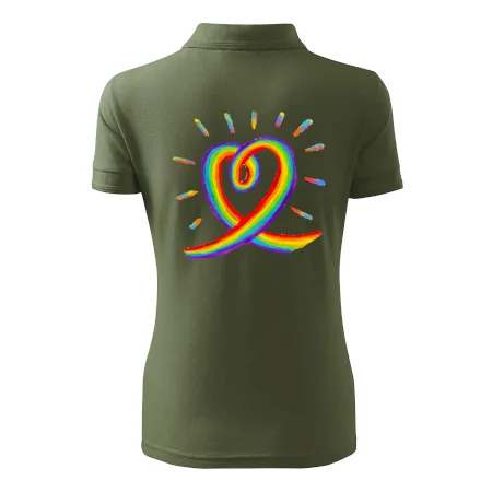 Srdce pride duha kreslená
