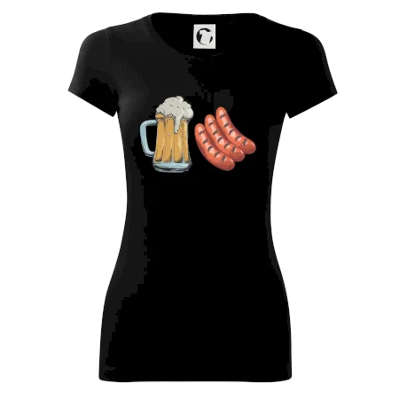 Pivo a klobása
