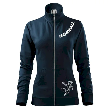 Handball nápis šikmo  - holka