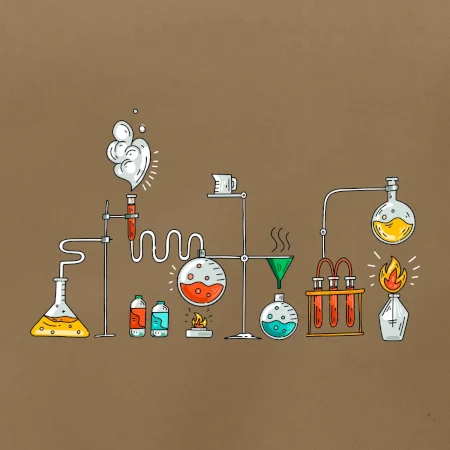 Chemická aparatura barevná