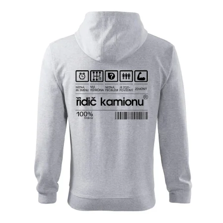 Čárový kód řidič kamionu