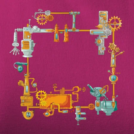 Steampunk barevná sestava