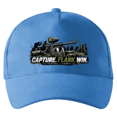 Taktika capture flank win paintball