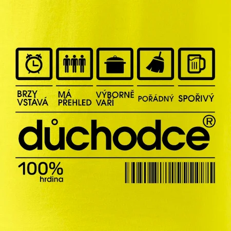 Čárový kód důchodce