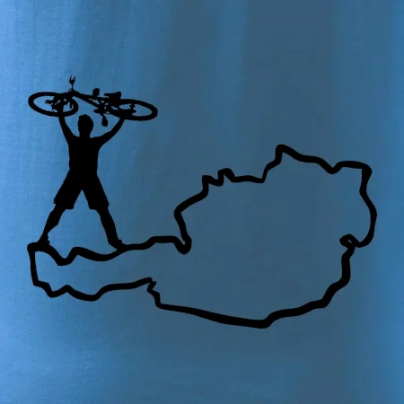 Cyklista - Mapa Rakouska